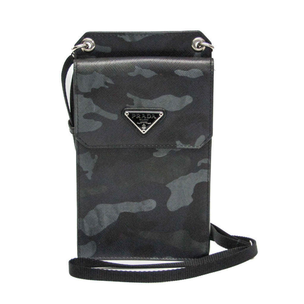 Prada Phone Holder Saffiano Leather